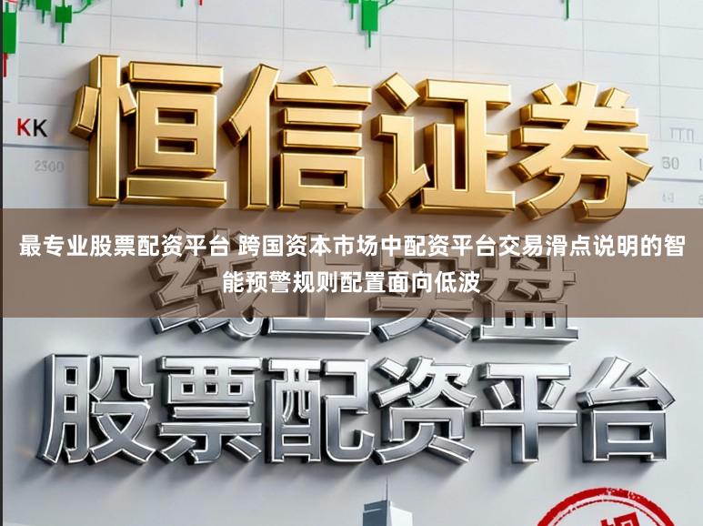 最专业股票配资平台 跨国资本市场中配资平台交易滑点说明的智能预警规则配置面向低波