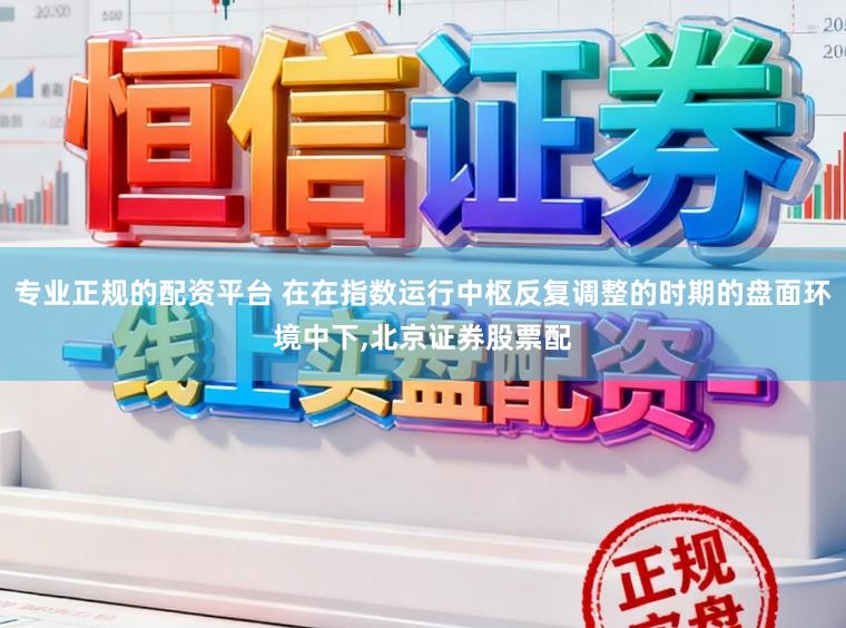 专业正规的配资平台 在在指数运行中枢反复调整的时期的盘面环境中下,北京证券股票配